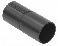ELASTA Муфта труба-труба GI25G черная IEK