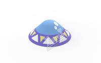Фигура НЛО LRI-02 MINI из резиновой крошки