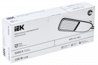 Светильник светодиодный ДКУ 1004-100Ш 5000К IP65 серый IEK