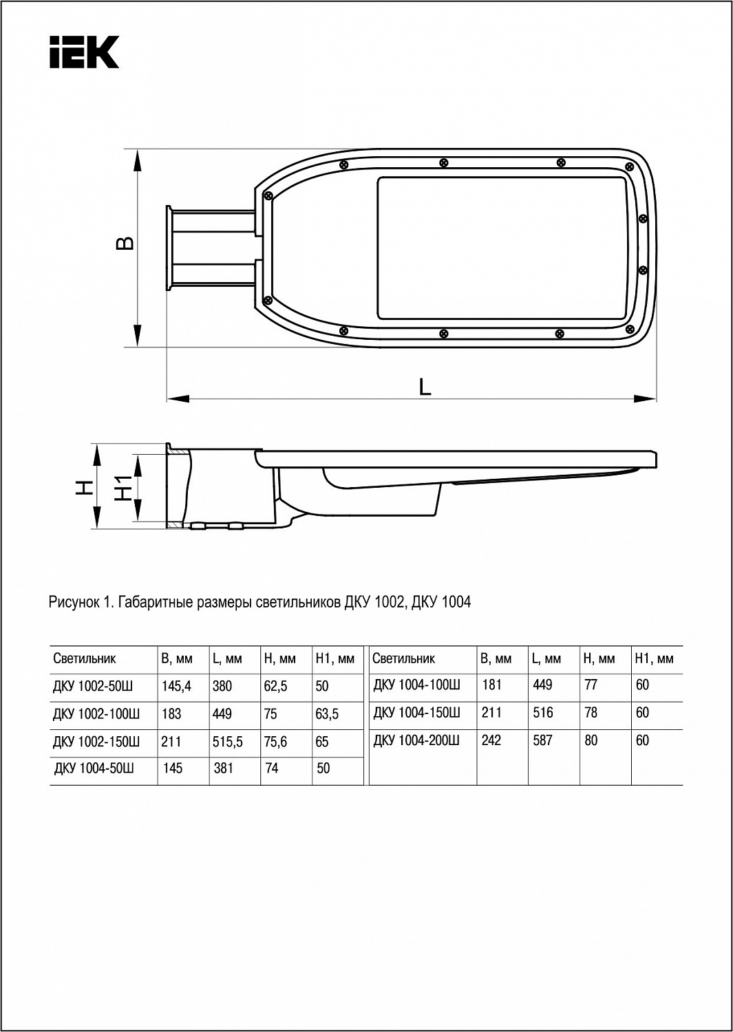 Светильник светодиодный ДКУ 1004-50Ш 5000К IP65 серый IEK