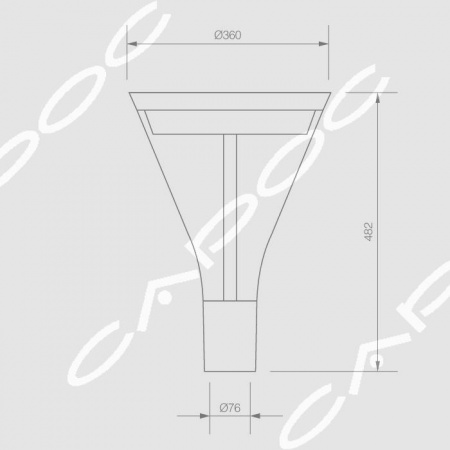 Светильник уличный светодиодный Авеню LED AVN AS 25 (AVENU LENS 25 AS) – №2