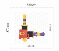 Игровой комплекс Танцующие домики EV102